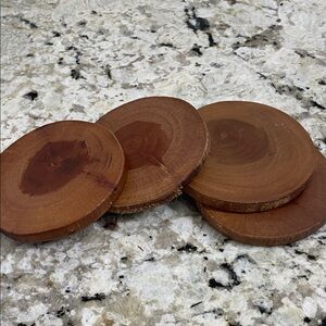 💕Set of 4 Wooden Coasters